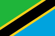 Flag of the Tanzanian nation