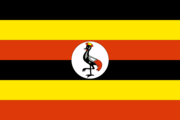 Flag of the Ugandan nation